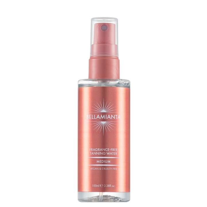 Bellamianta Fragrance Free Tanning Water Medium 100 ml i gruppen SKÖNHET & HÄLSA / Hudvård / Solskydd & Tanning / Brun utan sol hos TP E-commerce Nordic AB (D42673)
