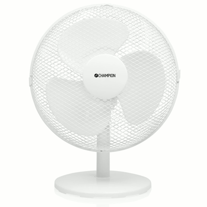 Champion Bordsfläkt 30cm BF130 Vit i gruppen HEM, HUSHÅLL & TRÄDGÅRD / Fläktar & Klimatprodukter / Bordsfläktar hos TP E-commerce Nordic AB (D42682)