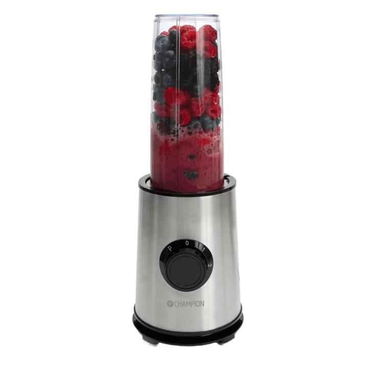Champion Smoothie Maker Power 600W 800ml SM400 Rostfritt stål i gruppen HEM, HUSHÅLL & TRÄDGÅRD / Hushållsmaskiner / Matberedare & Köksassistenter / Mixer & Blender hos TP E-commerce Nordic AB (D42684)