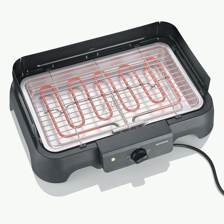 Severin Elektrisk BBQ bordsgrill med grillgaller PG 8593 i gruppen HEM, HUSHÅLL & TRÄDGÅRD / Trädgårdsprodukter / Grillar & Grilltillbehör hos TP E-commerce Nordic AB (D42753)