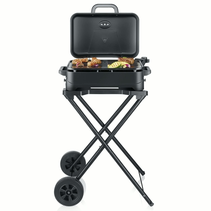 Severin Elgrill PG 8598 med stativ,Lock & grillplatta 2300W i gruppen HEM, HUSHÅLL & TRÄDGÅRD / Trädgårdsprodukter / Grillar & Grilltillbehör hos TP E-commerce Nordic AB (D42756)