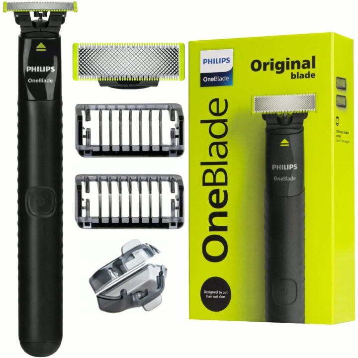 Philips OneBlade Wet & Dry Facial Shaver QP1424/10 | SKÖNHET & HÄLSA - Hår & Styling - Rakning & Trimning - Skäggtrimmers & Tillbehör | GameStuff
