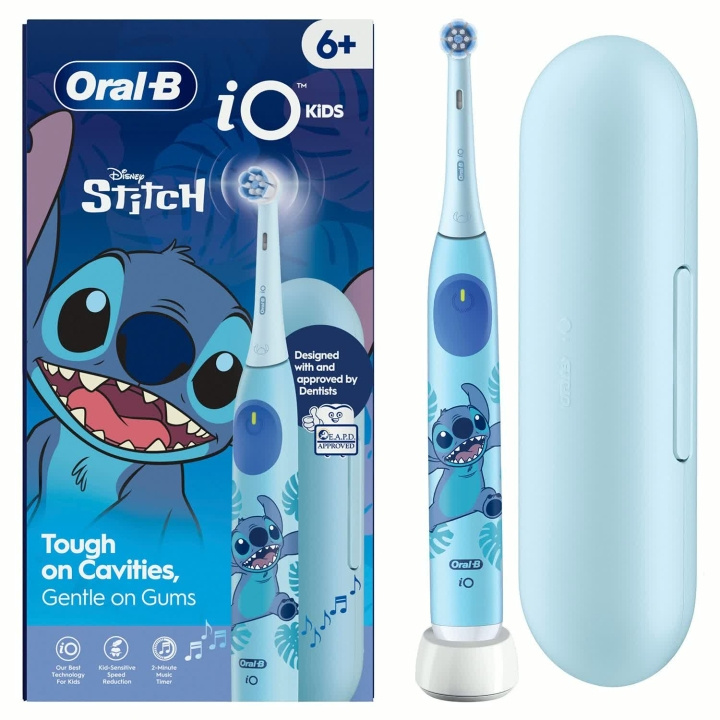 Oral B Eltandborste iO2 Junior Stitch + resefordral | SKÖNHET & HÄLSA - Munvård - Eltandborstar | GameStuff