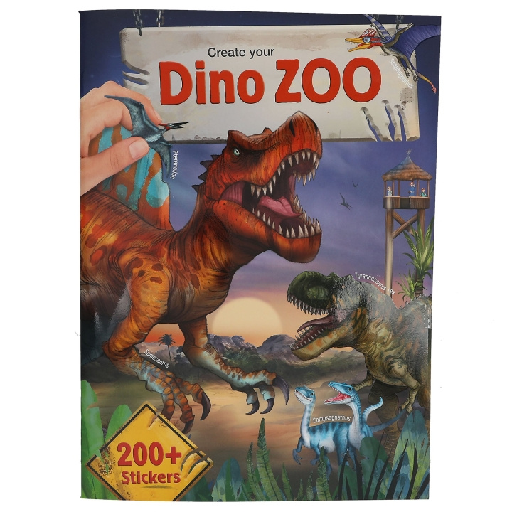Dino World Målarbok: Skapa din egen DINO ZOO (413606) i gruppen LEKSAKER, BARN- & BABYPRODUKTER / Leksaker / Pyssel hos TP E-commerce Nordic AB (D43152)
