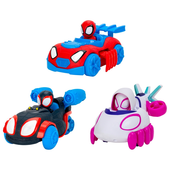 Disney Spidey – Web Action Speedsters, blandade (SNF0374) i gruppen LEKSAKER, BARN- & BABYPRODUKTER / Leksaker / Figurer, Miniatyrer & tillbehör hos TP E-commerce Nordic AB (D43178)
