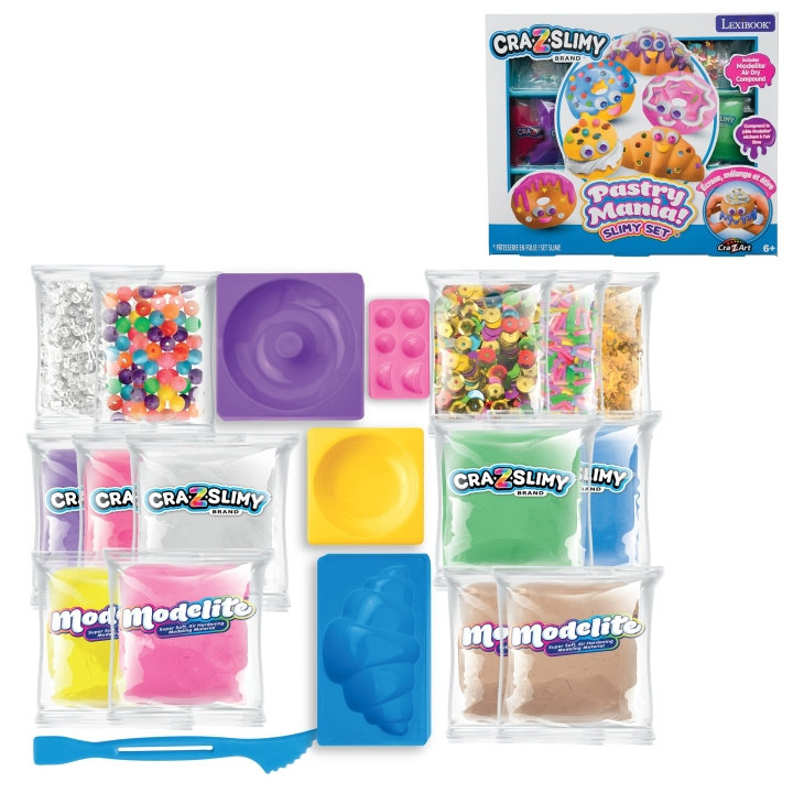 CraZart Cra-Z-Art – Cra-Z-Slimy Pastry Mania (CRSLIM33) i gruppen LEKSAKER, BARN- & BABYPRODUKTER / Leksaker / Pyssel hos TP E-commerce Nordic AB (D43191)
