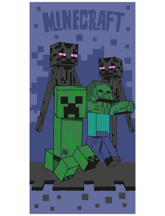 BrandMac Handduk – 70 x 140 cm – Minecraft Monsters (1029331) i gruppen HEM, HUSHÅLL & TRÄDGÅRD / Badrum / Handdukar hos TP E-commerce Nordic AB (D43229)