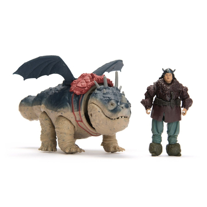 Dragons Movie - Viking and Deluxe Dragon - Gronckle + Fishlegs i gruppen LEKSAKER, BARN- & BABYPRODUKTER / Leksaker / Figurer, Miniatyrer & tillbehör hos TP E-commerce Nordic AB (D43237)