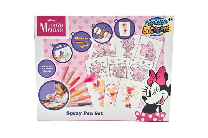 Disney Minnie Mouse Spray Pen Set (MM24364) i gruppen LEKSAKER, BARN- & BABYPRODUKTER / Leksaker / Pyssel hos TP E-commerce Nordic AB (D43241)