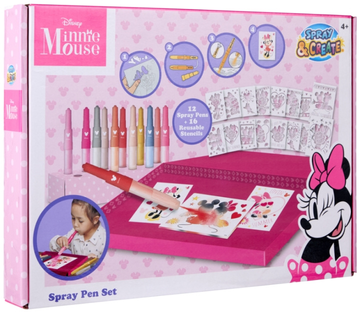 Disney Minnie Mouse Minnie Mouse – Set med blåspennor (MM24368V) i gruppen LEKSAKER, BARN- & BABYPRODUKTER / Leksaker / Pyssel hos TP E-commerce Nordic AB (D43242)