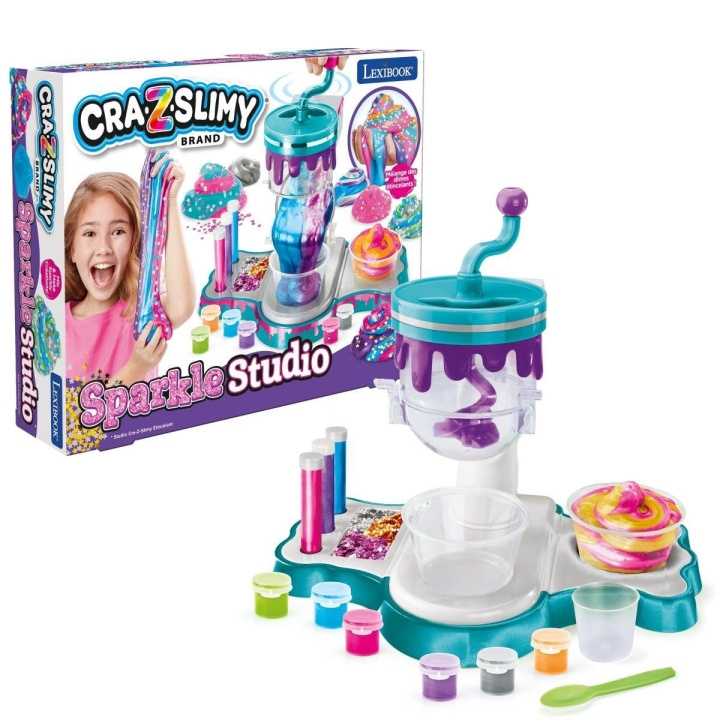 Cra-Z-Art Cra-Z-Slimy Sparkle Studio (CRSLIM40) i gruppen LEKSAKER, BARN- & BABYPRODUKTER / Leksaker / Pyssel hos TP E-commerce Nordic AB (D43287)
