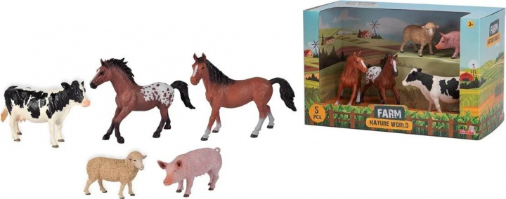 Dickie Toys Simba – Nature World – Set med bondgårdsdjur (104343102) i gruppen LEKSAKER, BARN- & BABYPRODUKTER / Leksaker / Figurer, Miniatyrer & tillbehör hos TP E-commerce Nordic AB (D43294)