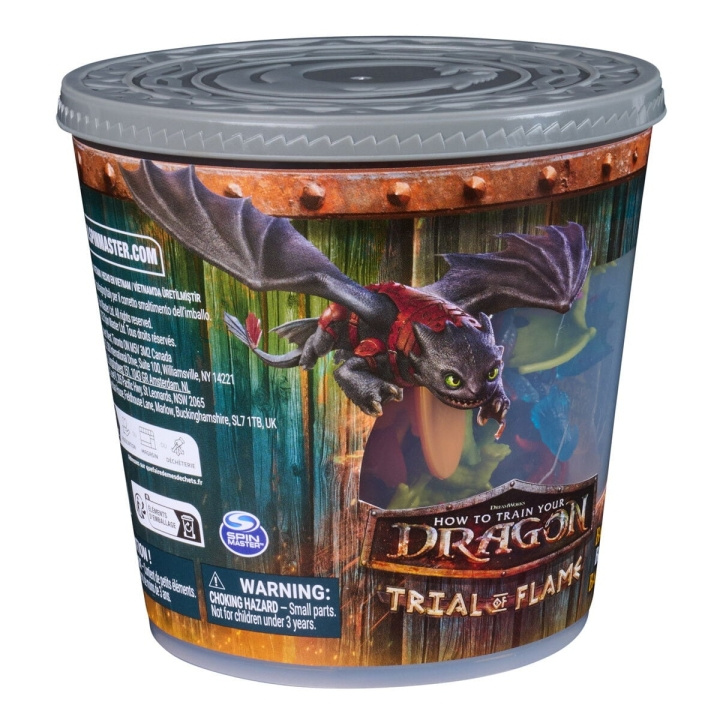 Dragons Liten hink med blandade samlarfigurer från 