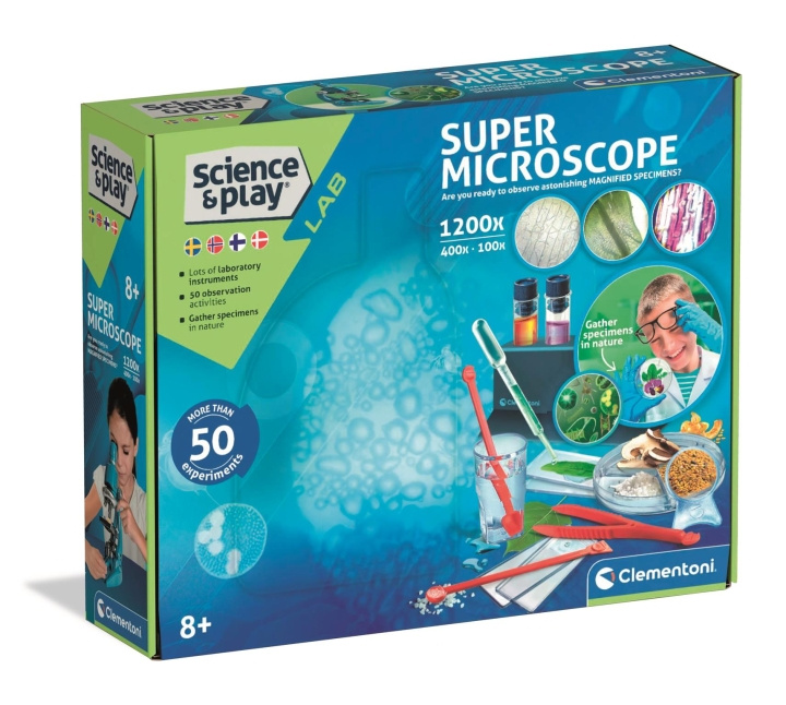 Clementoni Supermikroskop 1200x (I-78391) i gruppen LEKSAKER, BARN- & BABYPRODUKTER / Leksaker / Experiment & DIY hos TP E-commerce Nordic AB (D43399)