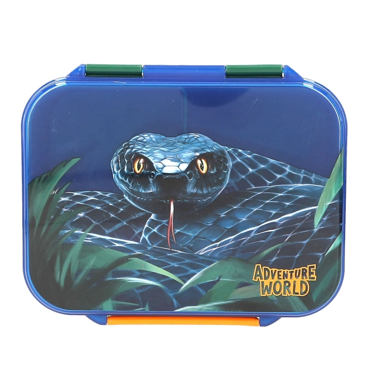 Dino World Adventure World Lunchbox Snake – Blågrön i gruppen LEKSAKER, BARN- & BABYPRODUKTER / Äta & Dricka / Barnserviser hos TP E-commerce Nordic AB (D43403)