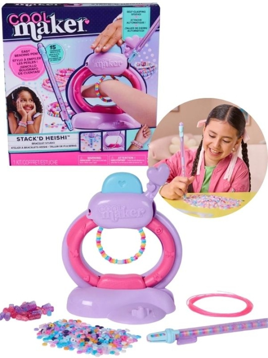 Cool Maker Stack\'d Heishi-armbandsstudio (6072592) i gruppen LEKSAKER, BARN- & BABYPRODUKTER / Leksaker / Pyssel hos TP E-commerce Nordic AB (D43455)