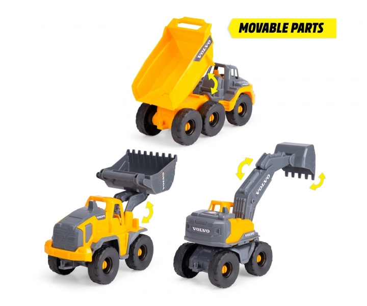 Dickie Toys Volvo On Site Work Force (203725007) i gruppen LEKSAKER, BARN- & BABYPRODUKTER / Leksaker / Leksaksbilar & andra fordon hos TP E-commerce Nordic AB (D43458)