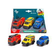 Dickie Toys Micro Rescue Force (203712029) i gruppen LEKSAKER, BARN- & BABYPRODUKTER / Leksaker / Leksaksbilar & andra fordon hos TP E-commerce Nordic AB (D43467)