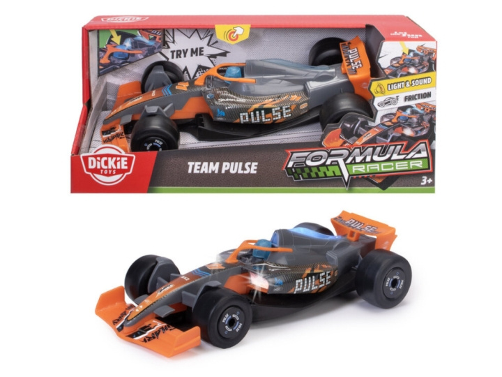 Dickie Toys Formula Racer Team PULSE (203764036) i gruppen LEKSAKER, BARN- & BABYPRODUKTER / Leksaker / Leksaksbilar & andra fordon hos TP E-commerce Nordic AB (D43469)