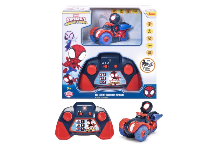 Dickie Toys RC Miles Techno-Racer 1:50 (203222007) i gruppen LEKSAKER, BARN- & BABYPRODUKTER / Radiostyrt / Radiostyrda bilar hos TP E-commerce Nordic AB (D43490)
