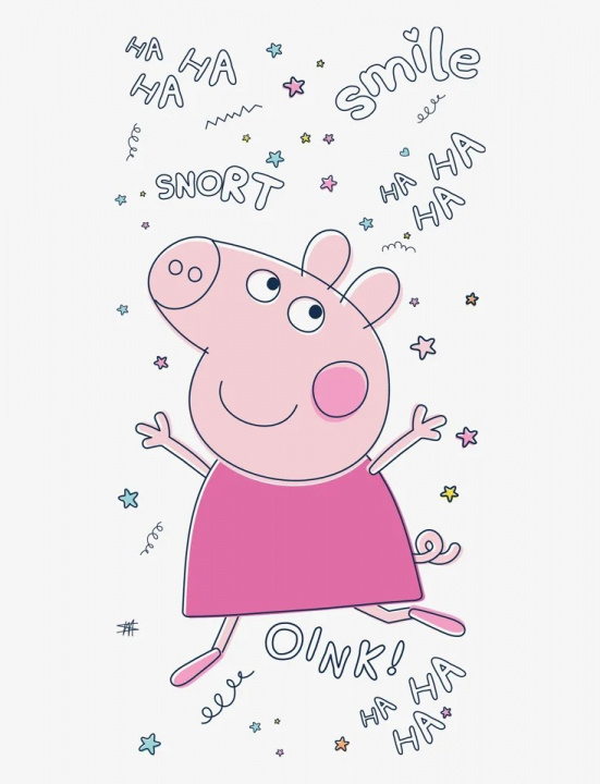 BrandMac Handduk – 70 x 140 cm – Peppa Pig (113502) i gruppen HEM, HUSHÅLL & TRÄDGÅRD / Badrum / Handdukar hos TP E-commerce Nordic AB (D43523)