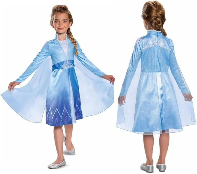 Disguise Disney-kostym från Frost – Snödrottningen Elsa (116 cm) i gruppen LEKSAKER, BARN- & BABYPRODUKTER / Leksaker / Maskeradkläder hos TP E-commerce Nordic AB (D43555)