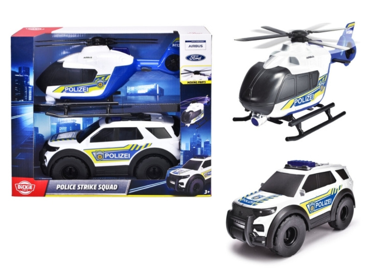 Dickie Toys Polisens insatsstyrka (203715023) i gruppen LEKSAKER, BARN- & BABYPRODUKTER / Leksaker / Leksaksbilar & andra fordon hos TP E-commerce Nordic AB (D43559)