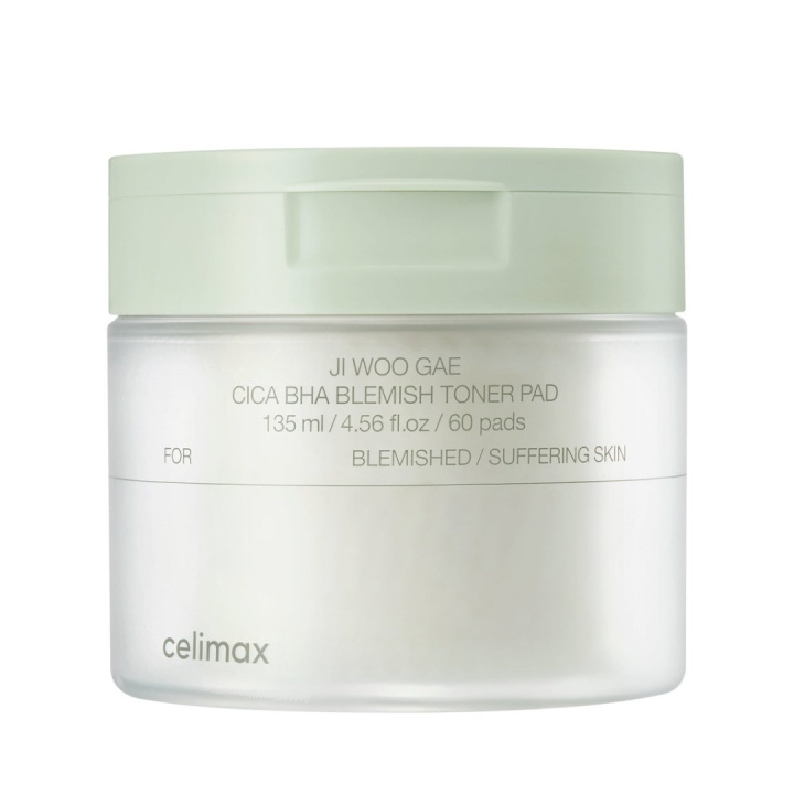 Celimax Cica BHA Blemish Toner Pad – 60 stycken i gruppen SKÖNHET & HÄLSA / Hudvård / Ansiktsvård hos TP E-commerce Nordic AB (D43570)