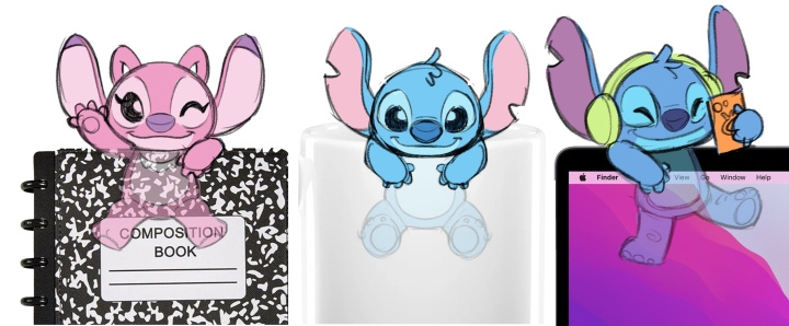Disney Stitch Attachmeez-sortiment (302-46451) | LEKSAKER, BARN- & BABYPRODUKTER - Leksaker - Figurer, Miniatyrer & tillbehör | GameStuff