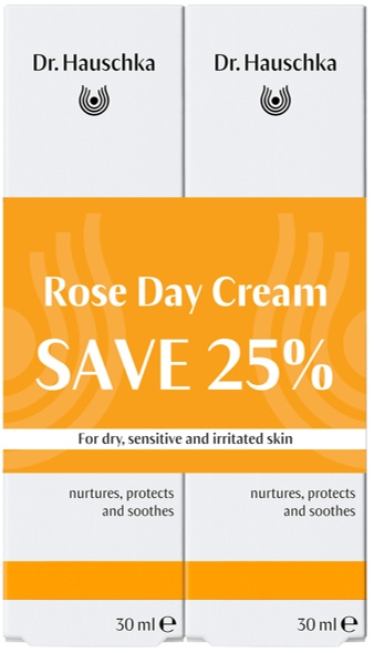 Dr. Hauschka Rose Day Cream Duo Pack i gruppen SKÖNHET & HÄLSA / Hudvård / Ansiktsvård / Dagkräm hos TP E-commerce Nordic AB (D43621)