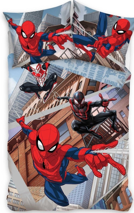 BrandMac Sängkläder – Vuxenstorlek 140 x 200 cm – Spiderman (1001044) i gruppen HEM, HUSHÅLL & TRÄDGÅRD / Inredning / Sängkläder hos TP E-commerce Nordic AB (D43637)