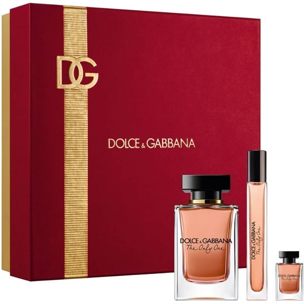 Dolce & Gabbana The Only One EDP 100 ml + EDP 10 ml + ED 5 ml – Presentförpackning i gruppen SKÖNHET & HÄLSA / Doft & Parfym / Parfym / Parfymboxar hos TP E-commerce Nordic AB (D43643)