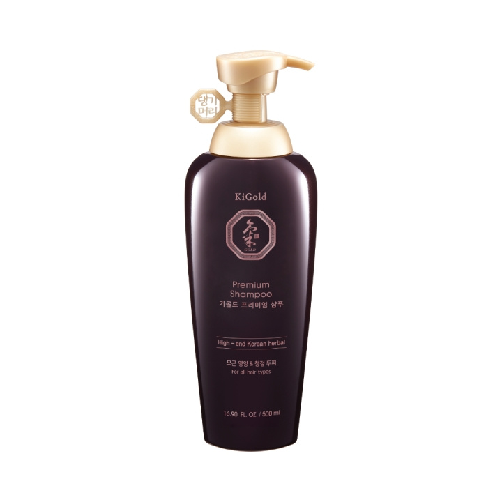 Daeng Gi Meo Ri Ki Gold Premium Shampoo – Diskret, jordnära nyans – 500 ml i gruppen SKÖNHET & HÄLSA / Hår & Styling / Hårvårdsprodukter / Schampo hos TP E-commerce Nordic AB (D43645)