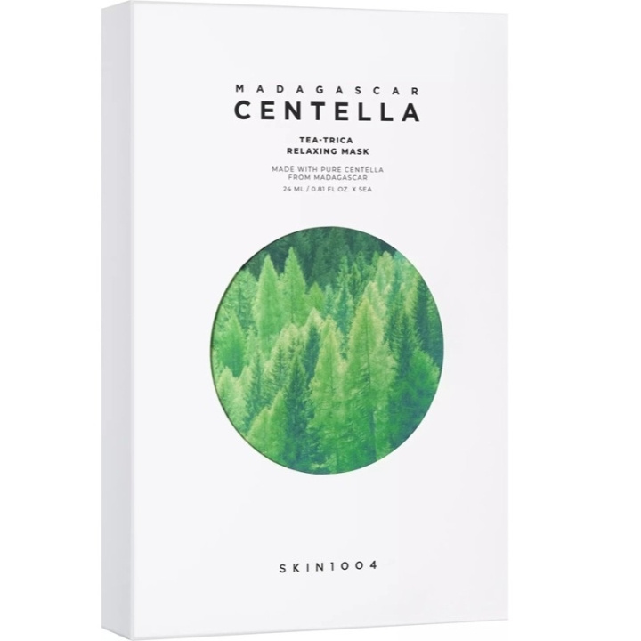 SKIN1004 Madagascar Centella Tea-Trica Relaxing Mask 5pcs i gruppen SKÖNHET & HÄLSA / Hudvård / Ansiktsvård / Masker hos TP E-commerce Nordic AB (D43701)