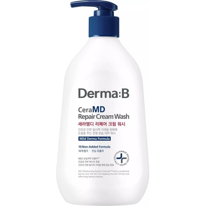 Derma:B CeraMD Cream Wash 400ml i gruppen SKÖNHET & HÄLSA / Hudvård / Kroppsvård / Body lotion hos TP E-commerce Nordic AB (D43711)