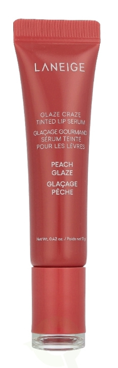 Laneige Glaze Craze Tinted Lip Serum 12 g Peach Glaze i gruppen SKÖNHET & HÄLSA / Makeup / Läppar / Läppbalsam hos TP E-commerce Nordic AB (D43795)