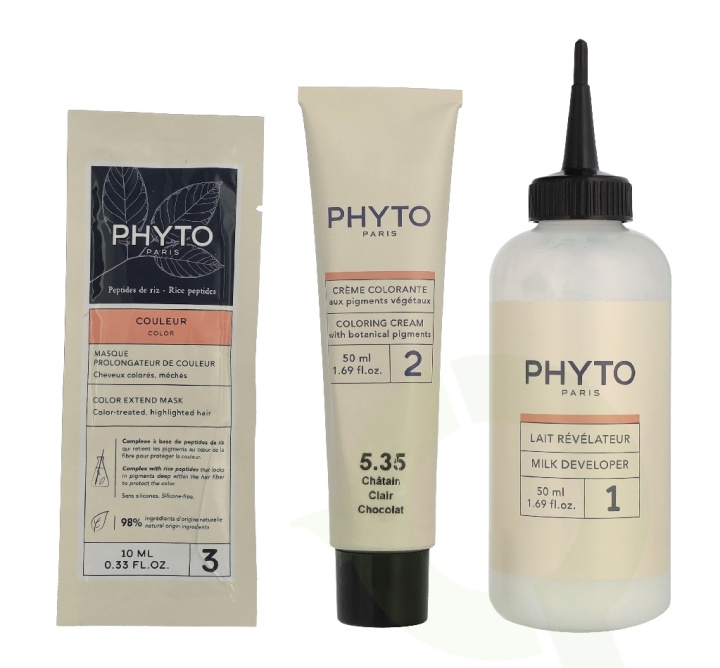 Phyto Phytocolor Permanent Color 110 ml #5.35 Chocolate Brown i gruppen SKÖNHET & HÄLSA / Hår & Styling / Hårvårdsprodukter / Hårfärg hos TP E-commerce Nordic AB (D43800)