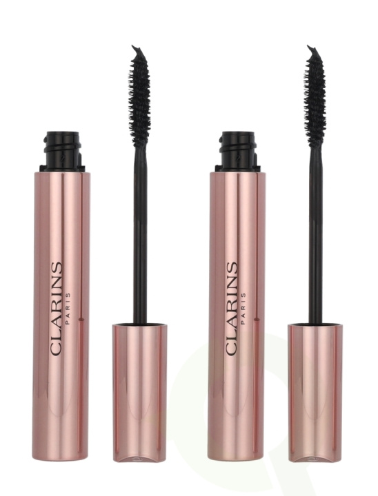 Clarins Luxurious Lashes Duo Mascara Set 16 ml 2x8ml - Wonder Perfect 4D i gruppen SKÖNHET & HÄLSA / Makeup / Ögon & Ögonbryn / Mascara hos TP E-commerce Nordic AB (D43809)