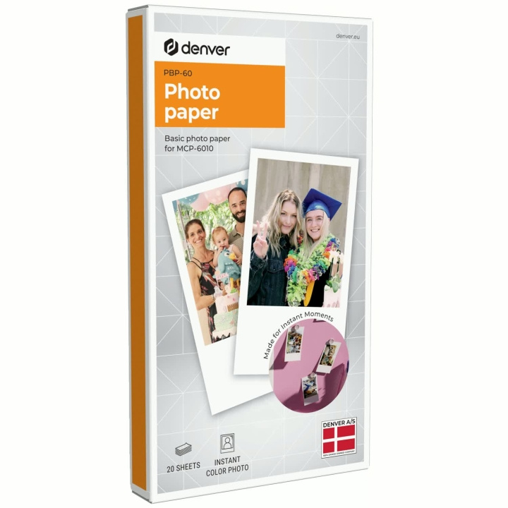 Denver Foto-papper för Denver MCP-6010 i gruppen DATORER & KRINGUTRUSTNING / Skrivare & Tillbehör / Skrivare / 3D-Skrivare & Tillbehör / Skrivare hos TP E-commerce Nordic AB (D44046)