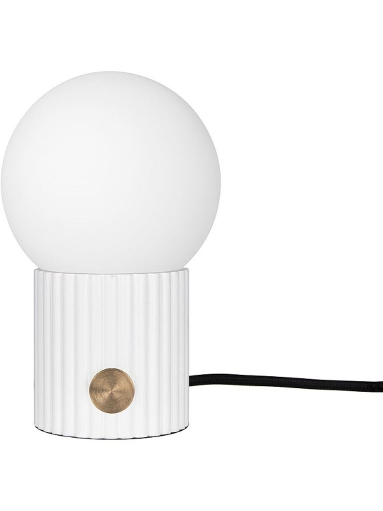 Globen Lighting Bordslampa Hubble 15 613308 Vit/Mässing Globen Lighting i gruppen HEMELEKTRONIK / Belysning / Bordslampor hos TP E-commerce Nordic AB (D44296)