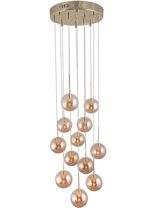 Globen Lighting Taklampa Skyfall 655154 Amber/Mässing Globen Lighting i gruppen HEMELEKTRONIK / Belysning / Taklampor hos TP E-commerce Nordic AB (D44297)