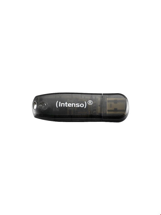 Intenso Rainbow Line 16GB Black Intenso i gruppen HEMELEKTRONIK / Lagringsmedia / USB-minnen hos TP E-commerce Nordic AB (D44339)