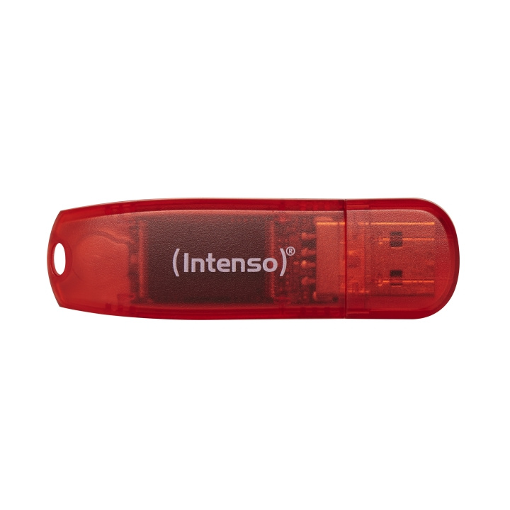 Intenso Rainbow Line 128 GB Red Intenso i gruppen HEMELEKTRONIK / Lagringsmedia / USB-minnen hos TP E-commerce Nordic AB (D44341)
