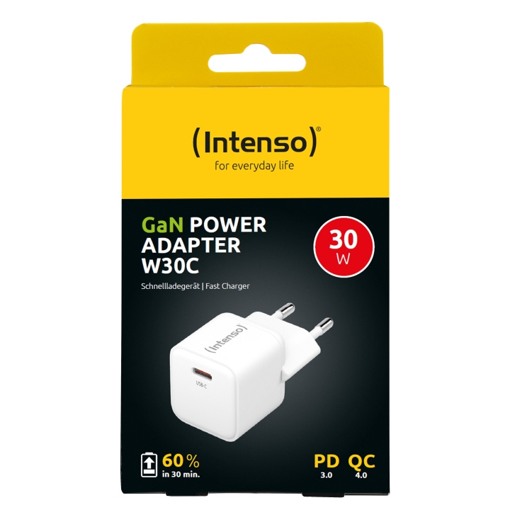 Intenso Laddare 30W mobilladdare USB-C Intenso i gruppen SMARTPHONE & SURFPLATTOR / Laddare & Kablar / Väggladdare / Väggladdare Typ C hos TP E-commerce Nordic AB (D44352)