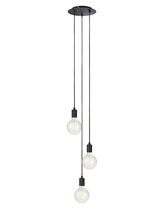 Markslöjd Sky 3L svart 106334 i gruppen HEMELEKTRONIK / Belysning / Taklampor hos TP E-commerce Nordic AB (D44384)