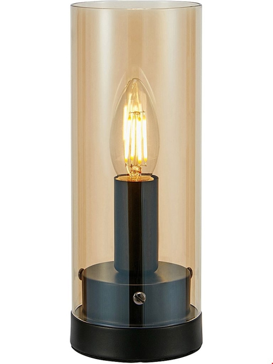 Markslöjd Bordslampa POST 1L 9 cm Sv/ Amb 108719 Markslöjd i gruppen HEMELEKTRONIK / Belysning / Bordslampor hos TP E-commerce Nordic AB (D44408)