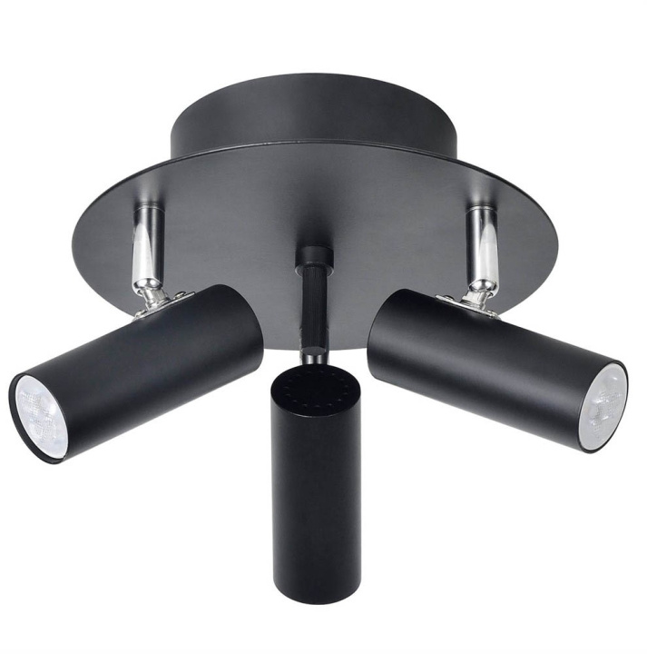 Oriva Spotlight tak 3xMini Svart 49624-80 Oriva i gruppen HEMELEKTRONIK / Belysning / Taklampor hos TP E-commerce Nordic AB (D44439)