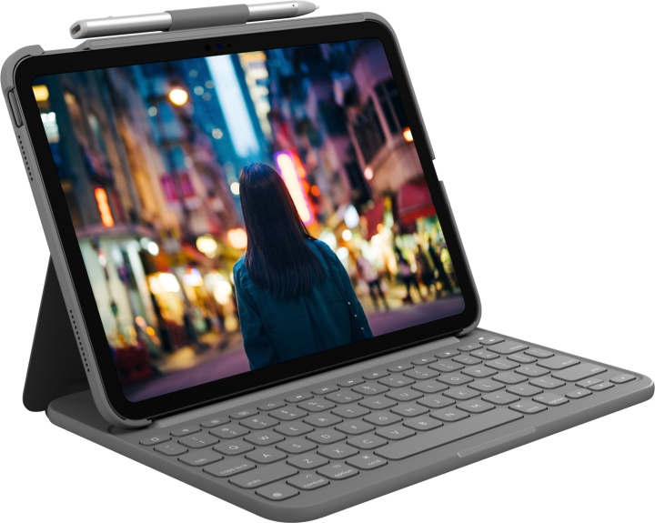 Logitech Slim Folio Ipad 10th Gen i gruppen SMARTPHONE & SURFPLATTOR / Surfplattor hos TP E-commerce Nordic AB (D44509)
