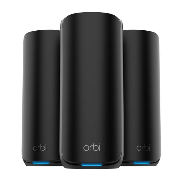Netgear Router ORBI8 TB WIFI7 3-Pack Black Bundle NETGEAR i gruppen DATORER & KRINGUTRUSTNING / Nätverk / Meshnätverk hos TP E-commerce Nordic AB (D44553)