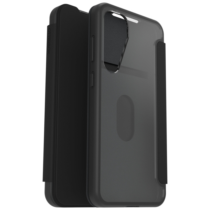 Otterbox React Folio Samsung Galaxy S25+ Black Crystal - clear/black i gruppen SMARTPHONE & SURFPLATTOR / Mobilskydd / Samsung hos TP E-commerce Nordic AB (D44555)